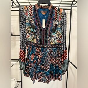 Anthropologie Multicolor Bohemian Blouse